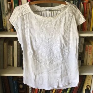 Lucky Brand embroidered tee